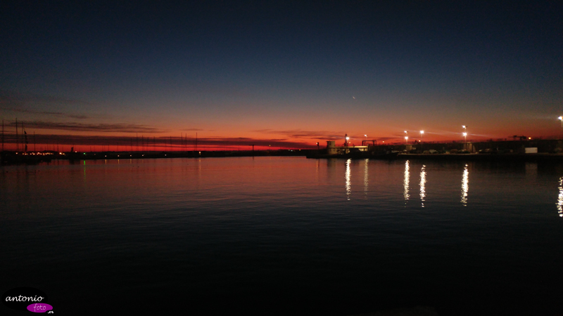 Amanece en Cambrils.